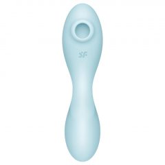   Satisfyer Curvy Trinity 5+ - nabíjací, inteligentný 2in1 vibrátor (modrý)