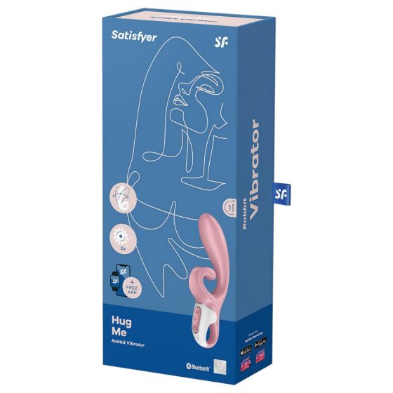 Satisfyer Hug Me - inteligentný dobíjací vibrátor s tyčinkou (ružový)