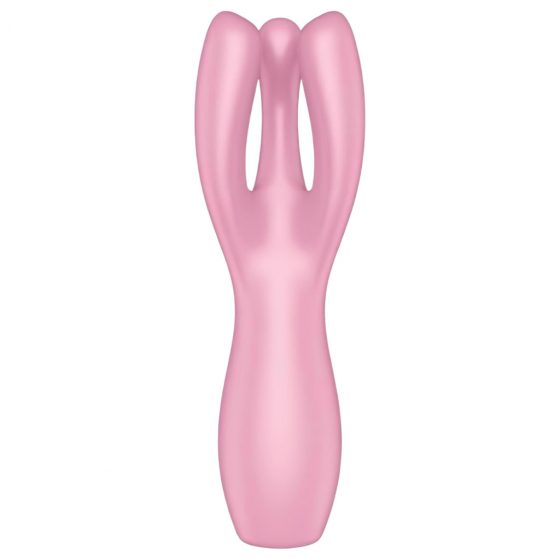 Satisfyer Threesome 3 - akumulátorový vibrátor na klitoris (ružový)