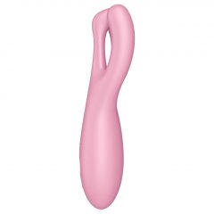   Satisfyer Threesome 4 - inteligentný dobíjací vibrátor na klitoris (ružový)