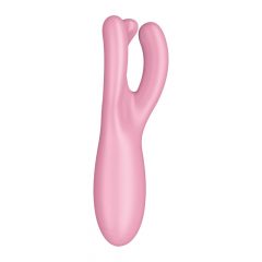   Satisfyer Threesome 4 - inteligentný dobíjací vibrátor na klitoris (ružový)