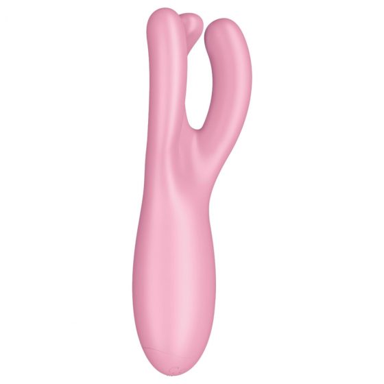 Satisfyer Threesome 4 - inteligentný dobíjací vibrátor na klitoris (ružový)