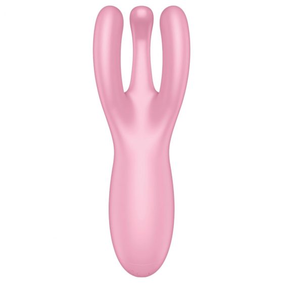 Satisfyer Threesome 4 - inteligentný dobíjací vibrátor na klitoris (ružový)