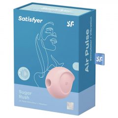   Satisfyer Sugar Rush akumulátorový vibrátor s vibráciami vzduchovými vlnami pre klitoris (ružový)