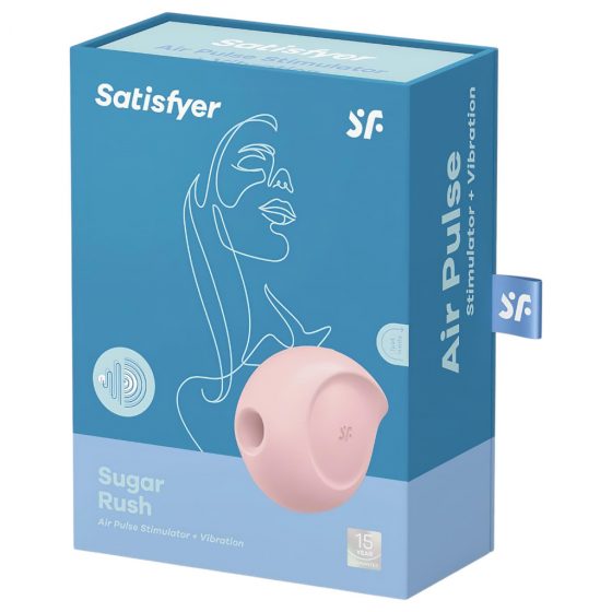 Satisfyer Sugar Rush akumulátorový vibrátor s vibráciami vzduchovými vlnami pre klitoris (ružový)