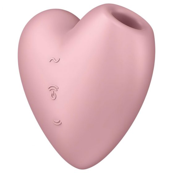 Satisfyer Cutie Heart - nabíjací stimulátor klitorisu so vzduchovou vlnou (ružový)