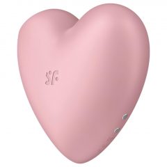   Satisfyer Cutie Heart - nabíjací stimulátor klitorisu so vzduchovou vlnou (ružový)