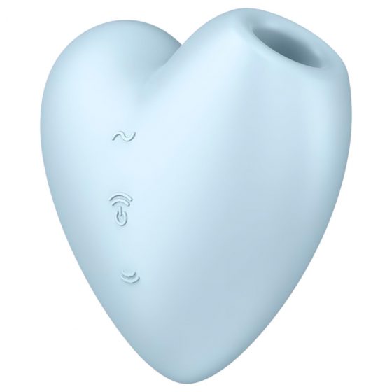 Satisfyer Cutie Heart - nabíjací stimulátor klitorisu so vzduchovou vlnou (modrý)