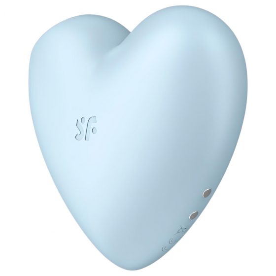 Satisfyer Cutie Heart - nabíjací stimulátor klitorisu so vzduchovou vlnou (modrý)