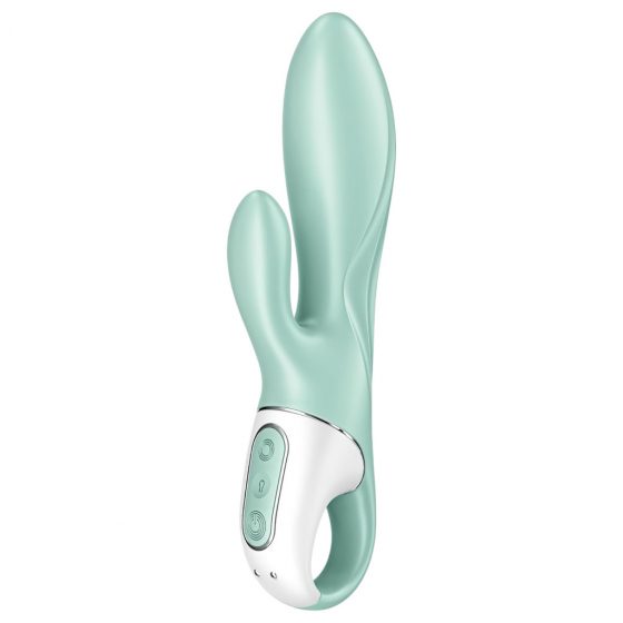 Satisfyer Air Pump Bunny 5 - inteligentný dobíjateľný vibrátor s pumpičkou (mentolový)