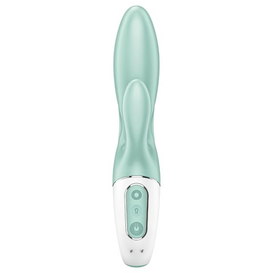 Satisfyer Air Pump Bunny 5 - inteligentný dobíjateľný vibrátor s pumpičkou (mentolový)