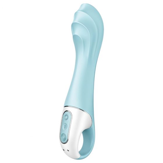 Satisfyer Air Pump Vibrator 5 - inteligentný dobíjateľný vibrátor s pumpičkou (modrý)