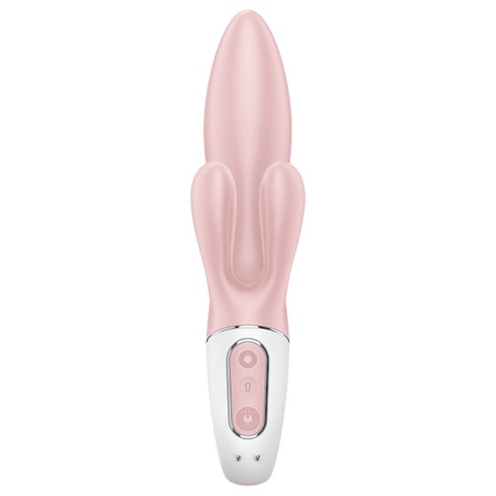 Satisfyer Air Pump Bunny 3 - nafukovací vibrátor (ružový)