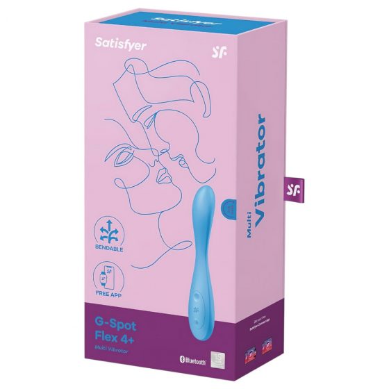 Satisfyer G-spot Flex 4 - Inteligentný dobíjací vibrátor na bod G (tyrkysový)