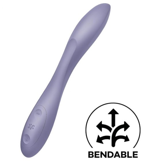 Satisfyer G-spot Flex 2 - akumulátorový, vodotesný G-bod vibrátor (fialový)