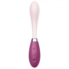   Satisfyer G-Spot Flex 3 - dobíjací vibrátor na bod G (ružový a bordový)