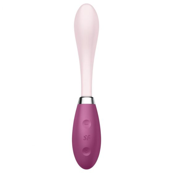 Satisfyer G-Spot Flex 3 - dobíjací vibrátor na bod G (ružový a bordový)