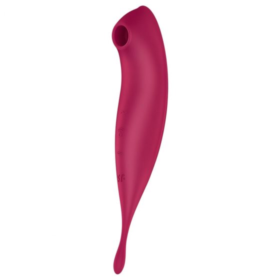 Satisfyer Twirling Pro - nabíjací smart vibrátor na klitoris 2 v 1 (červený)