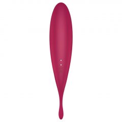   Satisfyer Twirling Pro - nabíjací smart vibrátor na klitoris 2 v 1 (červený)