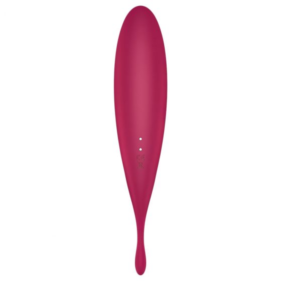 Satisfyer Twirling Pro - nabíjací smart vibrátor na klitoris 2 v 1 (červený)