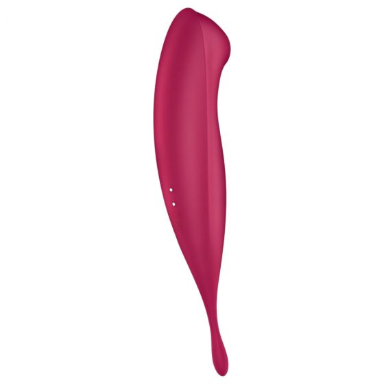 Satisfyer Twirling Pro - nabíjací smart vibrátor na klitoris 2 v 1 (červený)