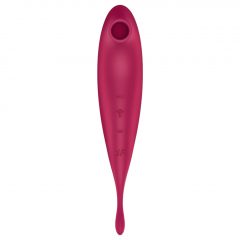   Satisfyer Twirling Pro - nabíjací smart vibrátor na klitoris 2 v 1 (červený)