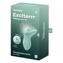   Satisfyer Exciterrr - Rotačný vibrátor na klitoris s korálkami (zelený)