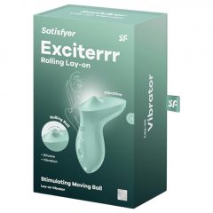   Satisfyer Exciterrr - Rotačný vibrátor na klitoris s korálkami (zelený)