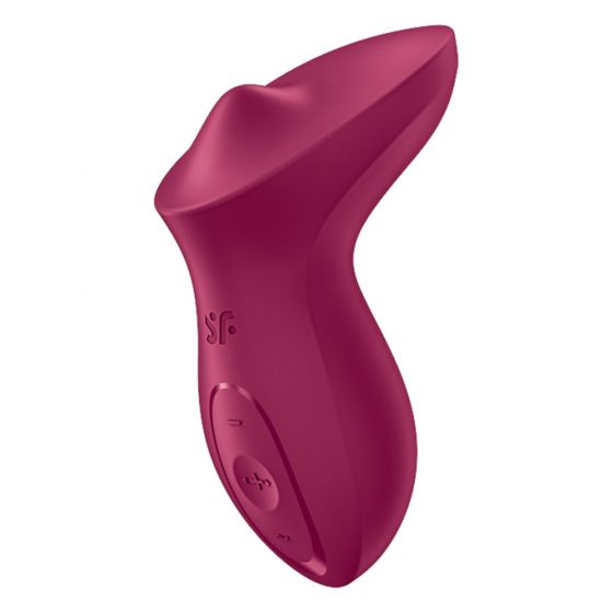 Satisfyer Exciterrr - Rotačný vibrátor na klitoris s korálkami (červený)