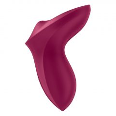   Satisfyer Exciterrr - Rotačný vibrátor na klitoris s korálkami (červený)