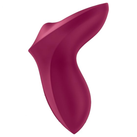 Satisfyer Exciterrr - Rotačný vibrátor na klitoris s korálkami (červený)