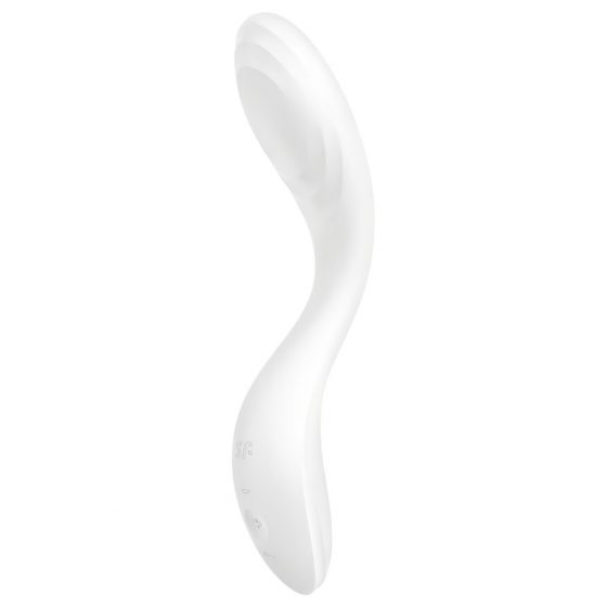 Satisfyer Rrrolling - nabíjací pohyblivý vibrátor na bod G (biely)