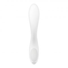   Satisfyer Rrrolling - nabíjací pohyblivý vibrátor na bod G (biely)