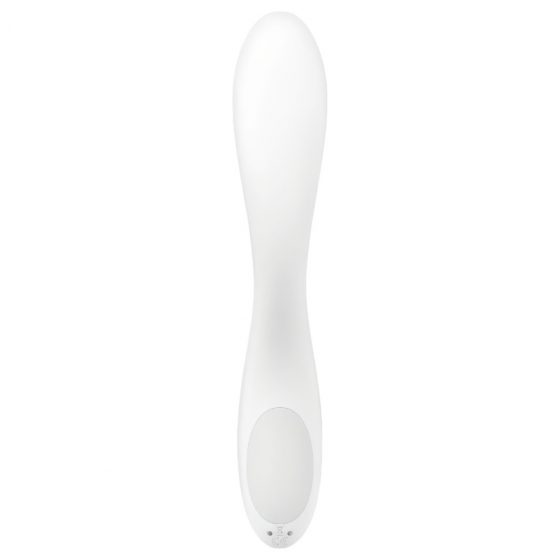 Satisfyer Rrrolling - nabíjací pohyblivý vibrátor na bod G (biely)