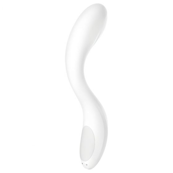 Satisfyer Rrrolling - nabíjací pohyblivý vibrátor na bod G (biely)