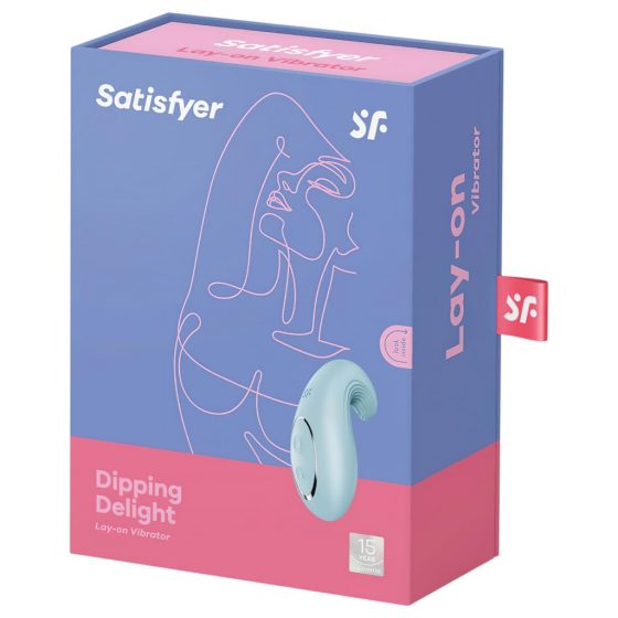 Satisfyer Dipping Delight - bezdrôtový vibrátor na klitoris (modrý)