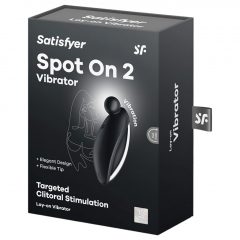   Satisfyer Spot On 2 - bezdrôtový vibrátor na klitoris (čierny)