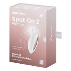   Satisfyer Spot On 2 - bezdrôtový vibrátor na klitoris (biely)