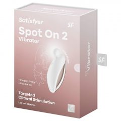   Satisfyer Spot On 2 - bezdrôtový vibrátor na klitoris (biely)