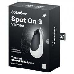   Satisfyer Spot On 3 - akumulátorový klitoriálny vibrátor (čierny)