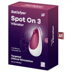   Satisfyer Spot On 3 - akumulátorový klitorisový vibrátor (červený)