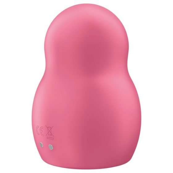 Satisfyer Pro To Go 1 - akumulátorový, tlakový stimulátor klitorisu (červený)