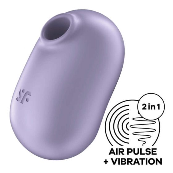 Satisfyer Pro To Go 2 - dobíjací, vzduchový vibrátor na klitoris (Viola)