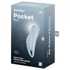   Satisfyer Pocket Pro 1 - dobíjací stimulátor klitorisu so vzduchovými vlnami (modrý)