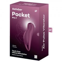   Satisfyer Pocket Pro 1 - dobíjací stimulátor klitorisu so vzduchovými vlnami (fialový)