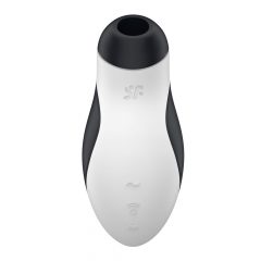   Satisfyer Orca - batériový, vodotesný, vzduchovo-vlnový stimulátor klitorisu (čiernobiely)