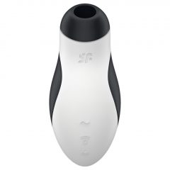   Satisfyer Orca - batériový, vodotesný, vzduchovo-vlnový stimulátor klitorisu (čiernobiely)