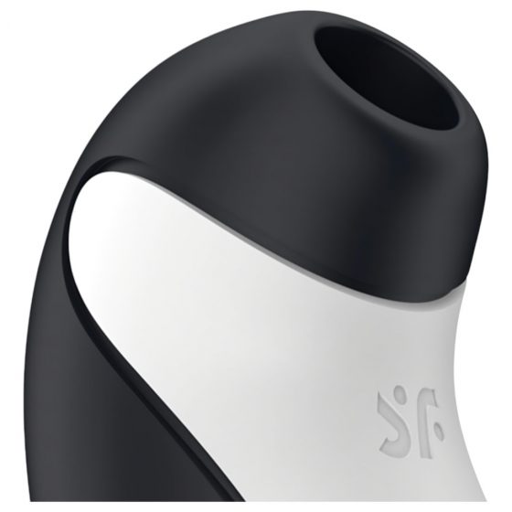 Satisfyer Orca - batériový, vodotesný, vzduchovo-vlnový stimulátor klitorisu (čiernobiely)