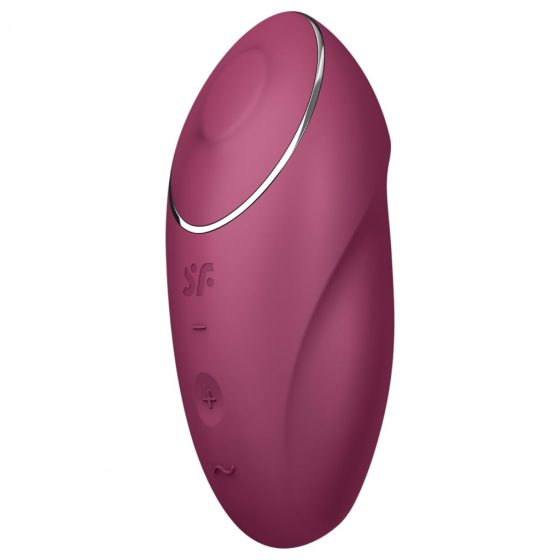 Satisfyer Tap & Climax 1 - 2 v 1 vibrátor a stimulátor klitorisu (červená)