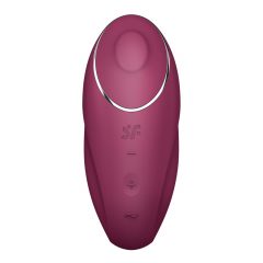   Satisfyer Tap & Climax 1 - 2 v 1 vibrátor a stimulátor klitorisu (červená)